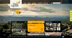 Desktop Screenshot of office-tourisme-haut-lignon.com